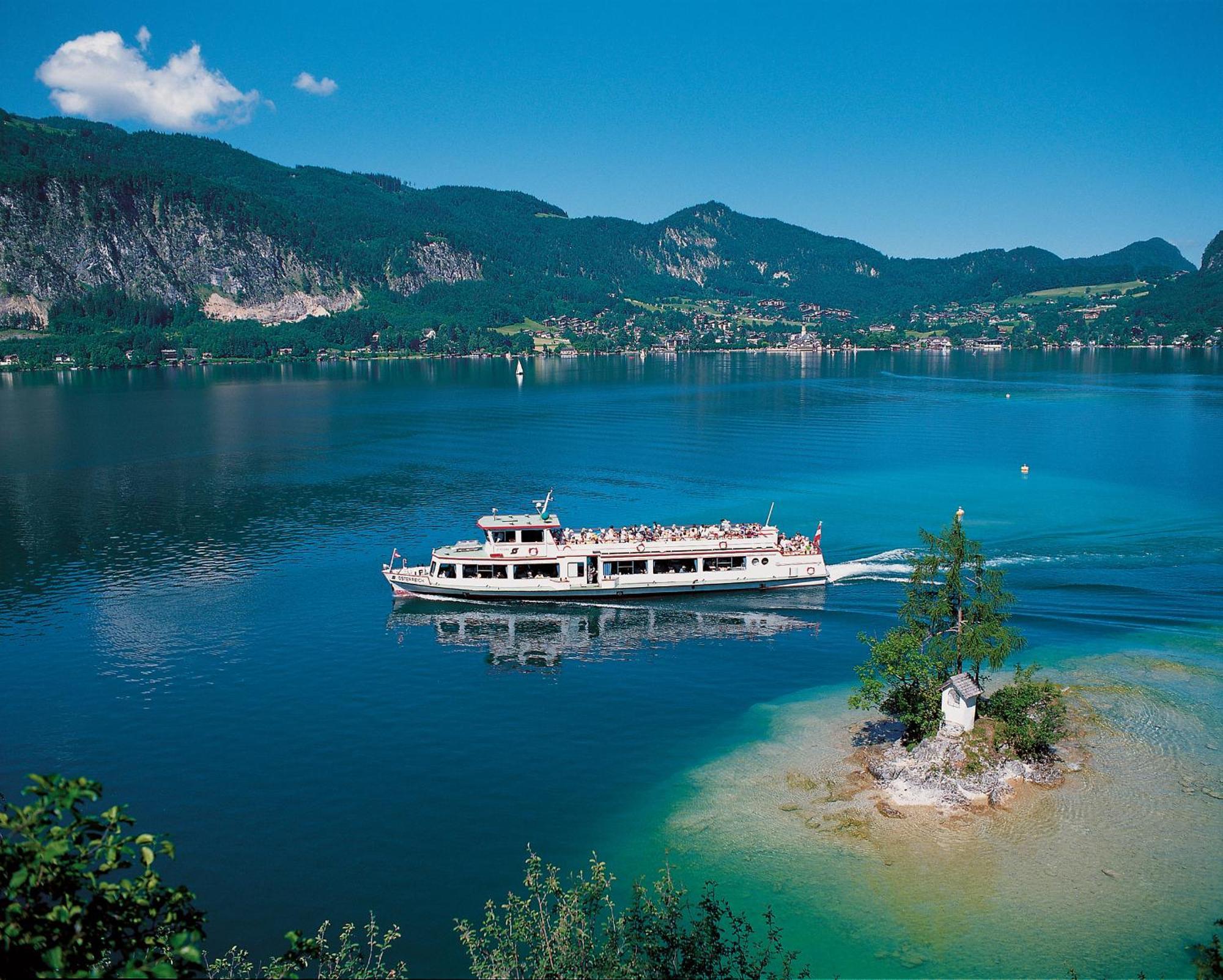 Hotel Garni Buchinger Sankt Wolfgang im Salzkammergut Bagian luar foto
