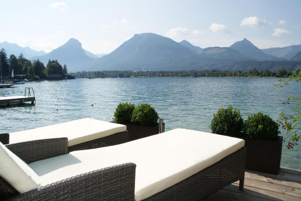 Hotel Garni Buchinger Sankt Wolfgang im Salzkammergut Bagian luar foto